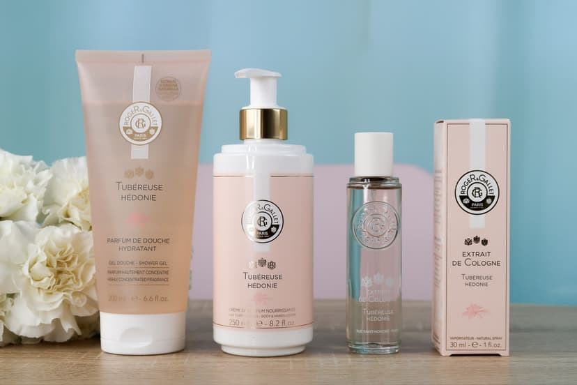 Mon coup de coeur pour l’extrait de cologne Tubéreuse Hédonie de ROGER & GALLET