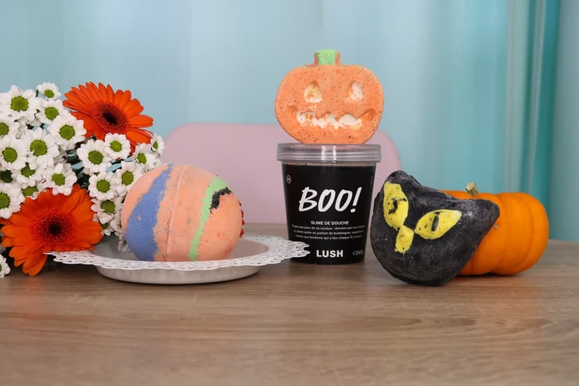 Citrouilles pailletées et chats noirs moussants : LUSH fête Halloween