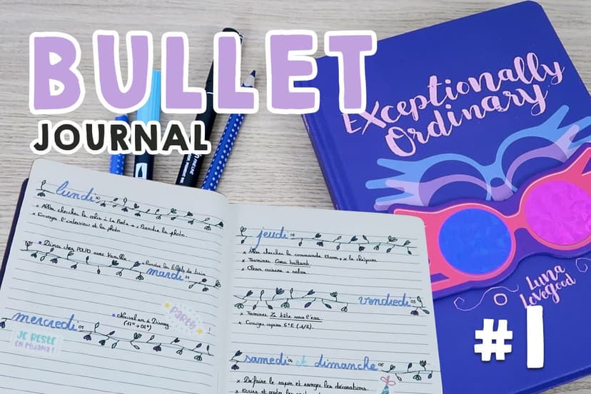 Organisation : je commence bien l’année avec mon Bullet Journal